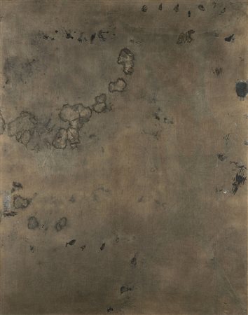 Franco Angeli (Roma 1935 - 1988) - "Senza titolo" 1962 tecnica mista di...