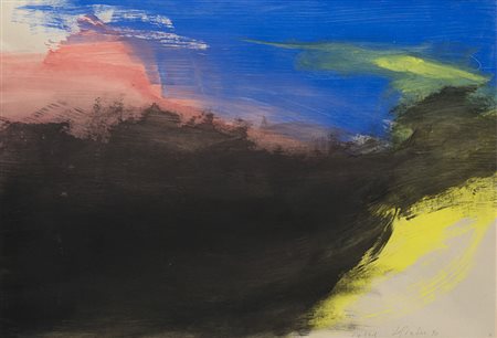 Marcello Lo Giudice (Taormina 1957) - "Cap D'Ail" 1990 tecnica mista su...