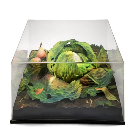 Piero Gilardi (Torino 1942) - "Cavolo e pere" 1987 poliuretano espanso in...