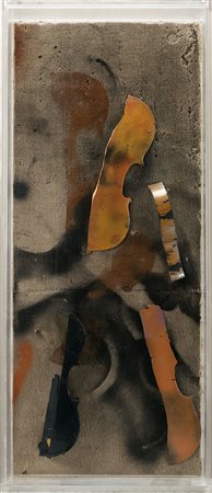 Arman (Nizza 1928 - New York 2005) - "Colère sur Moquette" 1970 assemblage di...