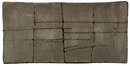 Giuseppe Uncini (Fabriano 1929 - Trevi 2008) - "Cementoarmato n.6" 1960...