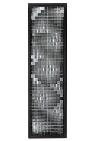 Enzo Mari (Novara 1932) - "Struttura n. 727" 1963 alluminio, cm 126x36x12...