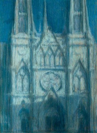 UBALDO OPPI Bologna 1889 – Vicenza 1942 La cattedrale (S. Stefano di Vienna),...