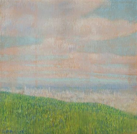 UBALDO OPPI Bologna 1889 – Vicenza 1942 Vicenza sotto il sole, 1917 pastello...