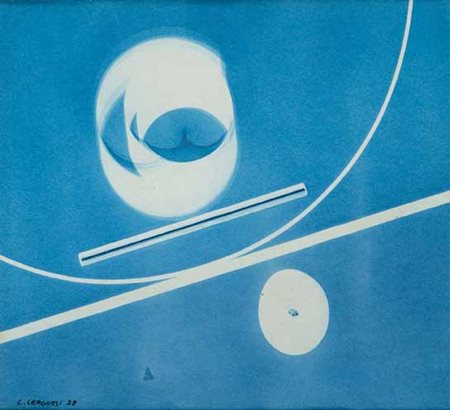 Luigi Veronesi Milano 1908 – Milano 1998 Fotogramma, 1938 tecnica mista, cm...