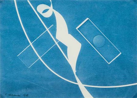 Luigi Veronesi Milano 1908 – Milano 1998 Fotogramma, 1938 tecnica mista su...