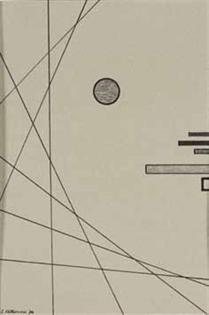 Luigi Veronesi Milano 1908 – Milano 1998 lotto composto da 4 disegni: a)...