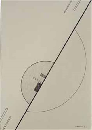 Luigi Veronesi Milano 1908 – Milano 1998 lotto composto da 4 disegni: a)...