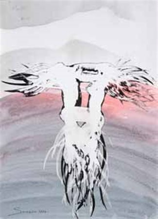 Francesco Somaini Lomazzo, Como 1926 – Como 2005 lotto composto da 4 disegni:...