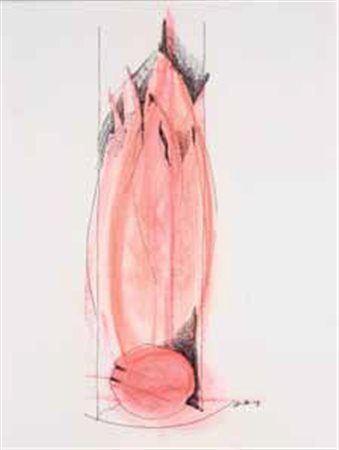 Luigi Vollaro Scafati, Salerno 1949 a) Rosso, 1992 tecnica mista su...