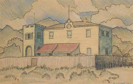 Thayaht Firenze 1893 – Pietrasanta, Lucca 1959 Versilia, 1919 matita colorata...