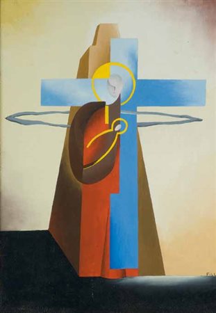 Fillia Revello, Cuneo 1904 – Torino 1936 Crocefissione – Composizione...