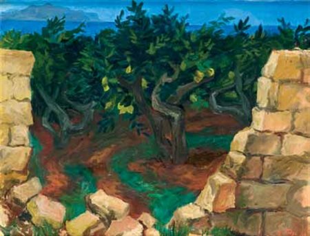 Renato Guttuso Bagheria 1912 – Roma 1987 Bagheria, 1945 olio su tela, cm...