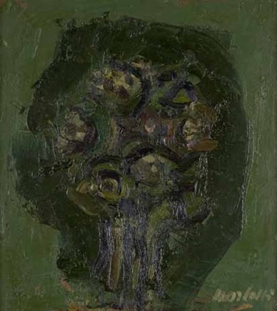 Ennio Morlotti Lecco 1910 – Milano 1992 Girasoli, 1965 olio su tela, cm...