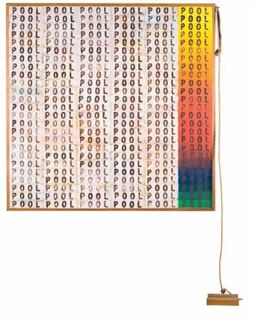 Joe Tilson Londra 1928 Pool Mantra, 1978 acrilico su tela su pannello di...