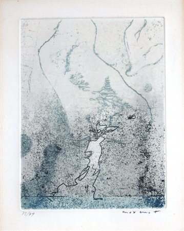 ERNST MAX (Bruhl 1898 - Roma 1976) "Le mineral" 1961/1968 Acquaforte e...