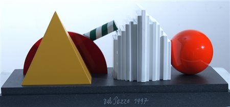 DEL PEZZO LUCIO (Napoli 1933) "Composizione di oggetti" 1997 Scultura con...