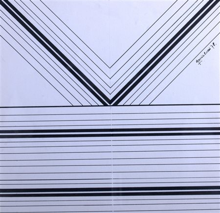 ROSSI HORACIO GARCIA (Buenos Aires 1929) "Senza titolo" 1978 China su carta...