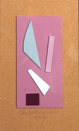 BADIALI CARLA (Novedrate 1907 - Como 1992) "Composizione astratta" 1950...