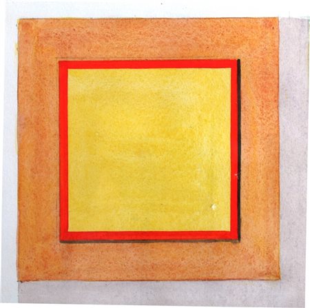 REGGIANI MAURO (Monantola 1897 - Milano 1980) "Composizione" Tempera su carta...