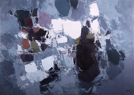 PANTALEONI IDEO (Legnago 1904 - Milano 1993) "Composizione cromatica" 1960...