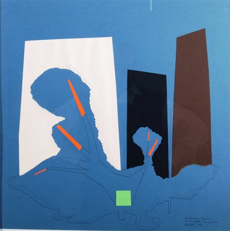 MUNARI BRUNO (Milano 1907 - Milano 1998) "Ricostruzione teorica di un oggetto...