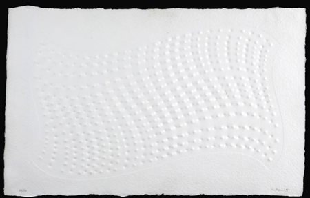 ENRICO CASTELLANI 1930 " Negativo - positivo ", 1995 Multiplo, estroflessione...