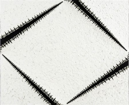 ANTONIO SECCI 1944 " Squarcio ", 1999 Tecnica mista e rilievi su tavola, cm....