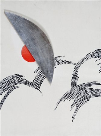 ARTURO VERMI 1928 - 1988 " ... orientali ", anni 60 Pittura e collage in...