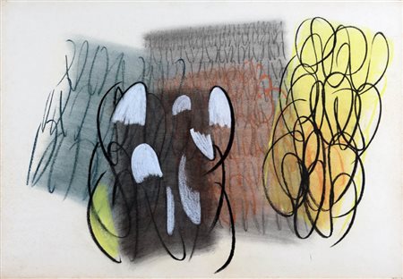 PARMEGGIANI TANCREDI 1927 - 1964 " Composizione ", 1953 Tecnica mista su...