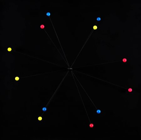 HUGO DEMARCO 1932 - 1995 " Rotationes Variabile ", 1972 Assemblaggio,...