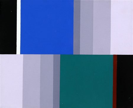 OSWALDO SUBERO 1934 " El color en el Espacio n. 64 ", 1981 Acrilico su tela,...