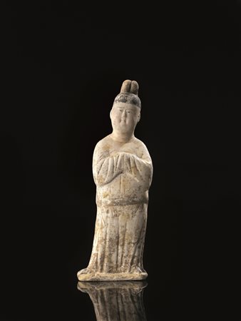 FAT LADY, CINA, DINASTIA TANGin terracotta, alt. cm 34&nbsp;Chinese Tang...