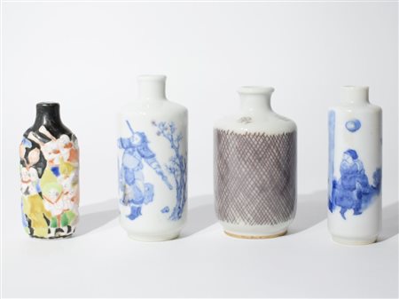 Four Chinese snuff bottles