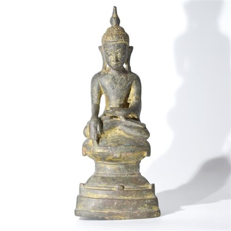 A Thai bronze Buddha