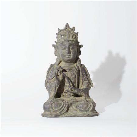 A Chinese bronze Buddha