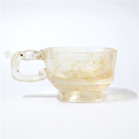 A Chinese glass cup