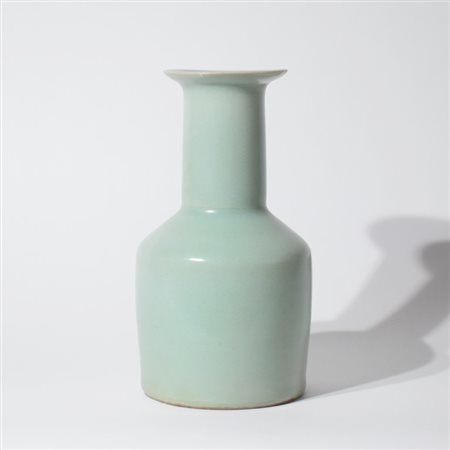A Chinese monochrome mallet vase