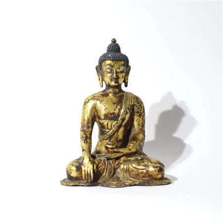 A Chinese bronze Buddha