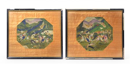A fine Chinese pair of paintings
