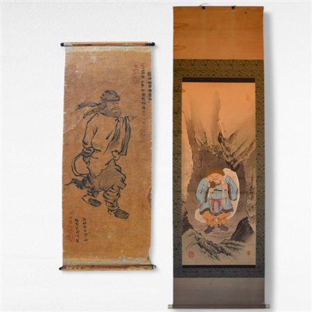 Two Japanese scrolls