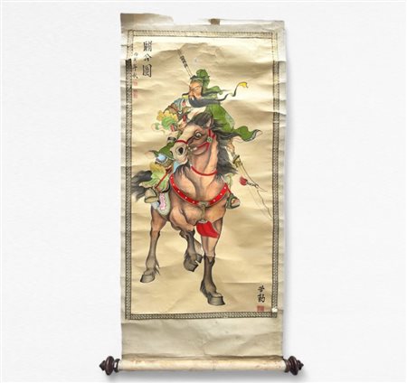 A Chinese tempera painting