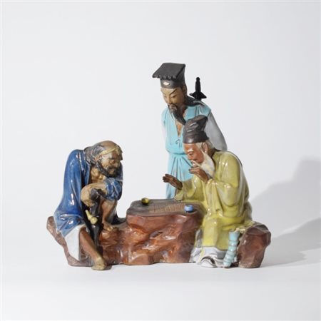 A Chinese porcelain sculpture