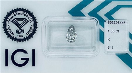 DIAMANTE NATURAL POLISHED 1 K -SI1 - IGI - SF30901