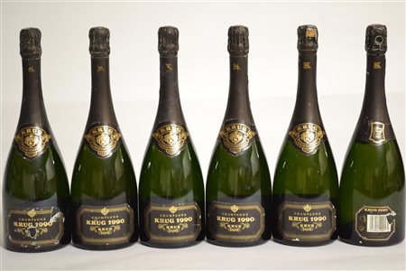 Krug 19906 btBEtichette e capsule danneggiate Una bottiglia senza etichetta...