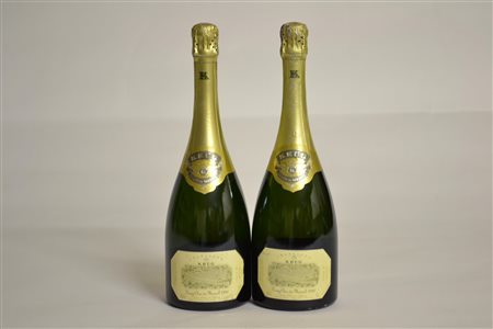 Krug Clos du Mesnil 19902 btEEtichette lievemente danneggiate