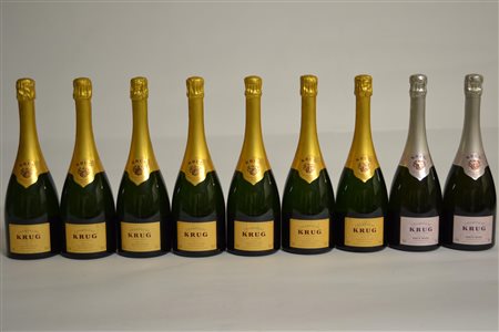 Selezione Krug Brut Grand Cuvée - 7 btRosé - 2 bt9 btE