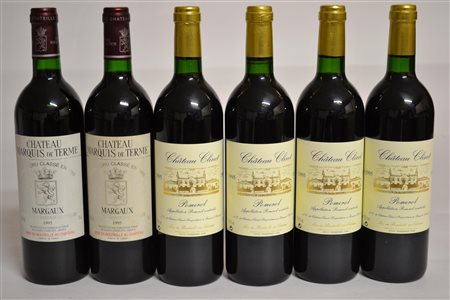 Selezione Bordeaux 1995 Ch&acirc;teau&nbsp;Clinet - 4 bt...