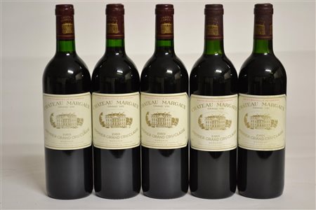 Ch&acirc;teau Margaux1989 - 3 bt1988 - 2 bt5 btE1988 - etichetta lievemente...