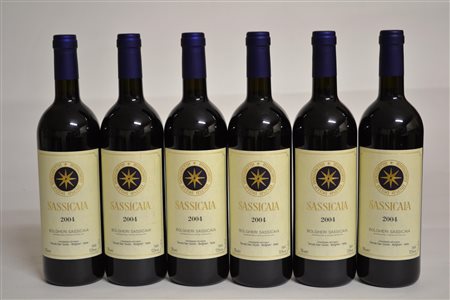 Sassicaia Tenuta San Guido 2004 6 bt - cs E &nbsp;